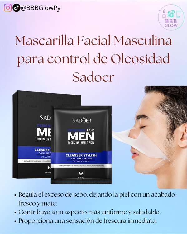 Mascarilla Facial Men Sadoer