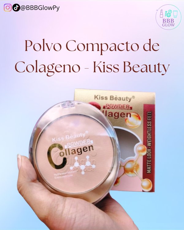 Polvo Con Colageno Natural Acabado Mate Con Control De Oleosidad