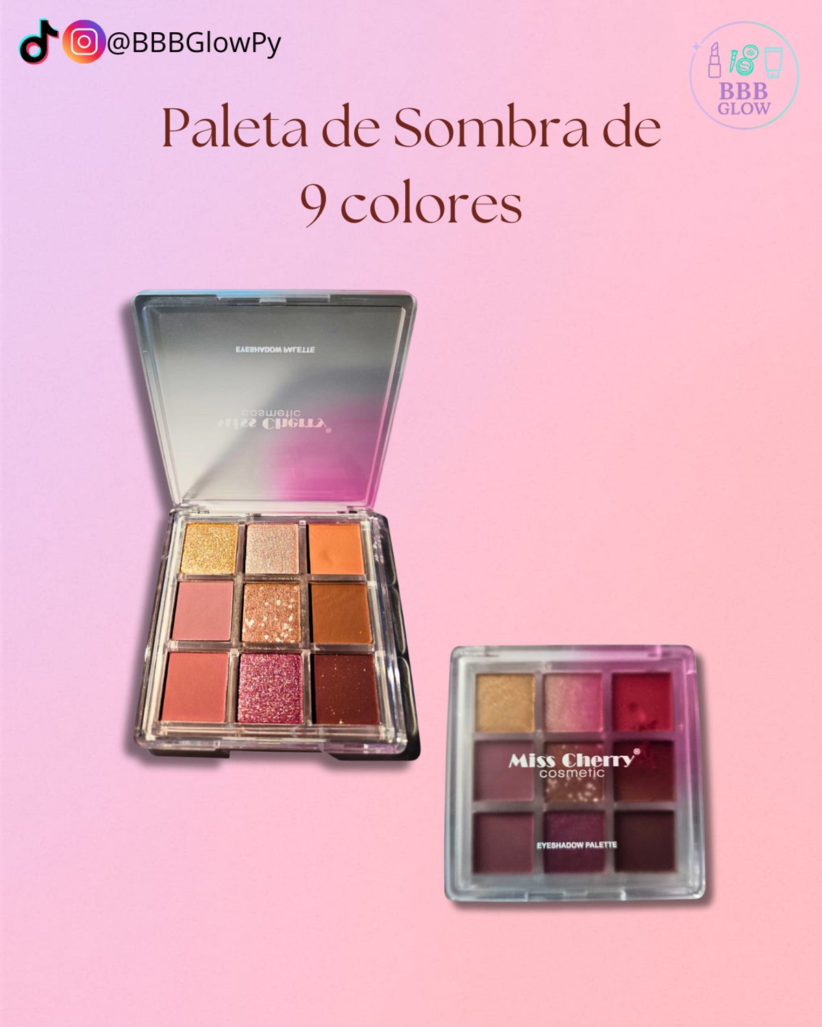 Paleta De Sombras De Ojos De 9 Colores