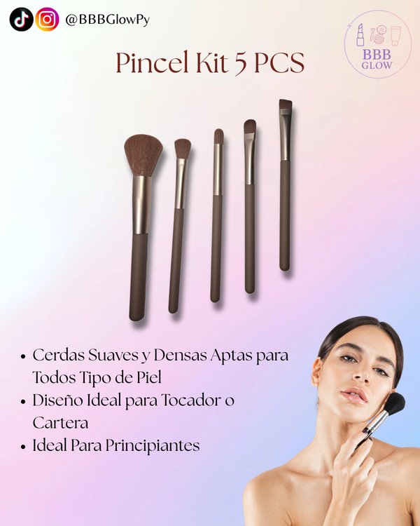 Kit 5 Pinceles