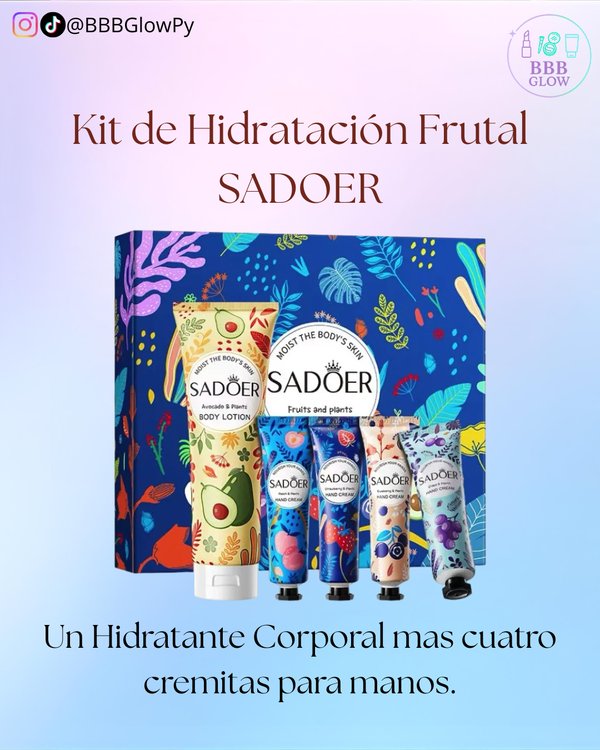 Kit De Crema Para Manos Sadoer