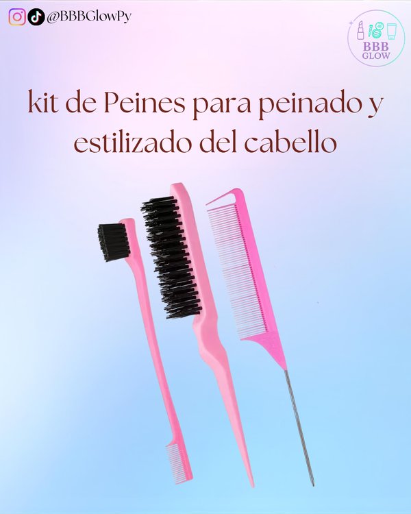 Set De Peines 3 Piezas