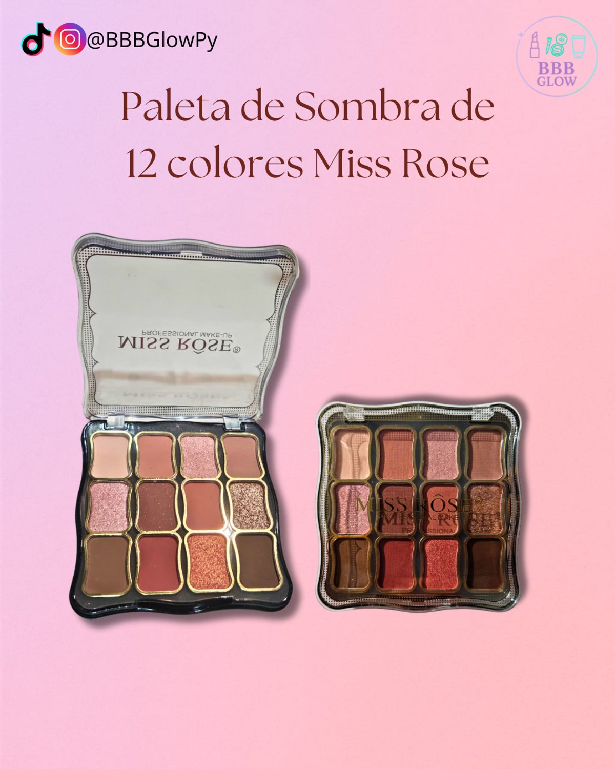Paleta Mini De 12 Colores