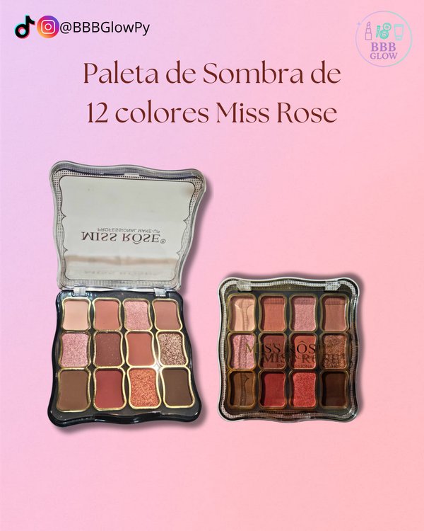 Paleta Mini De 12 Colores