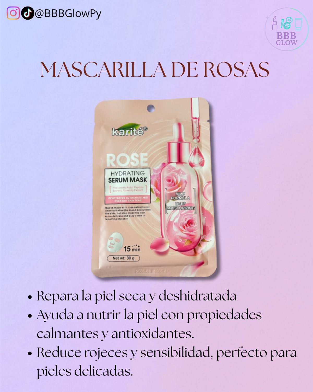 Mascarilla De Rosas - Karite