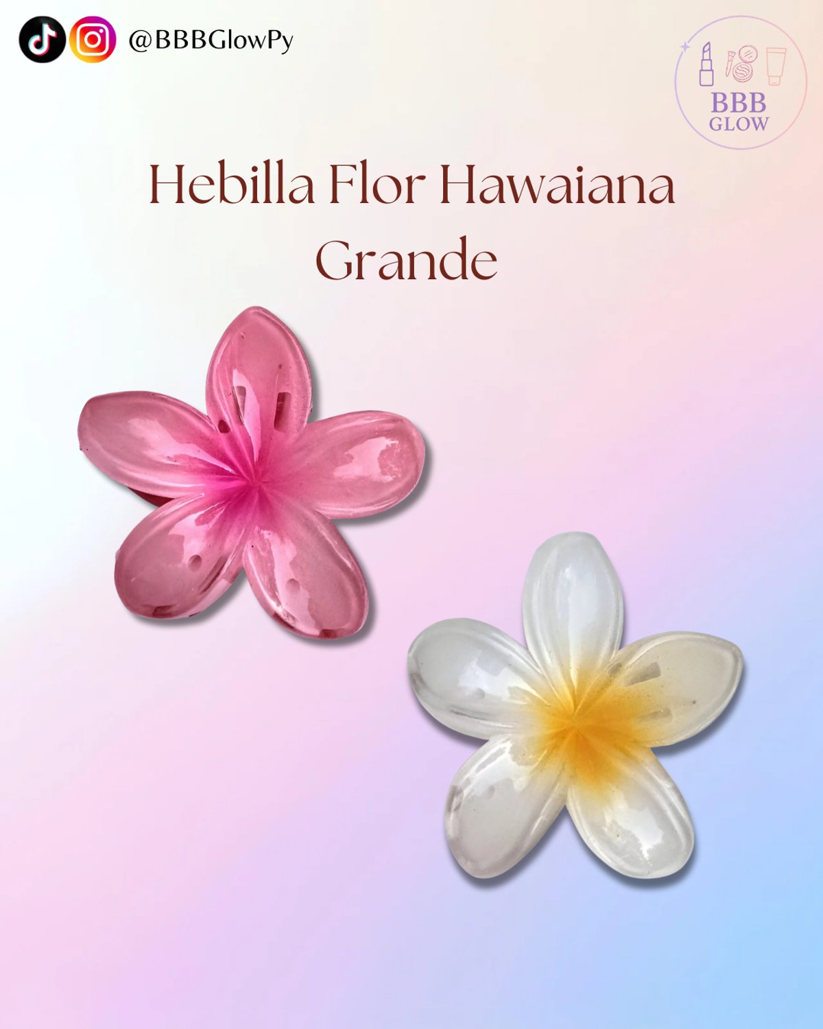 Hebilla Flor Hawaiana Grande - 3