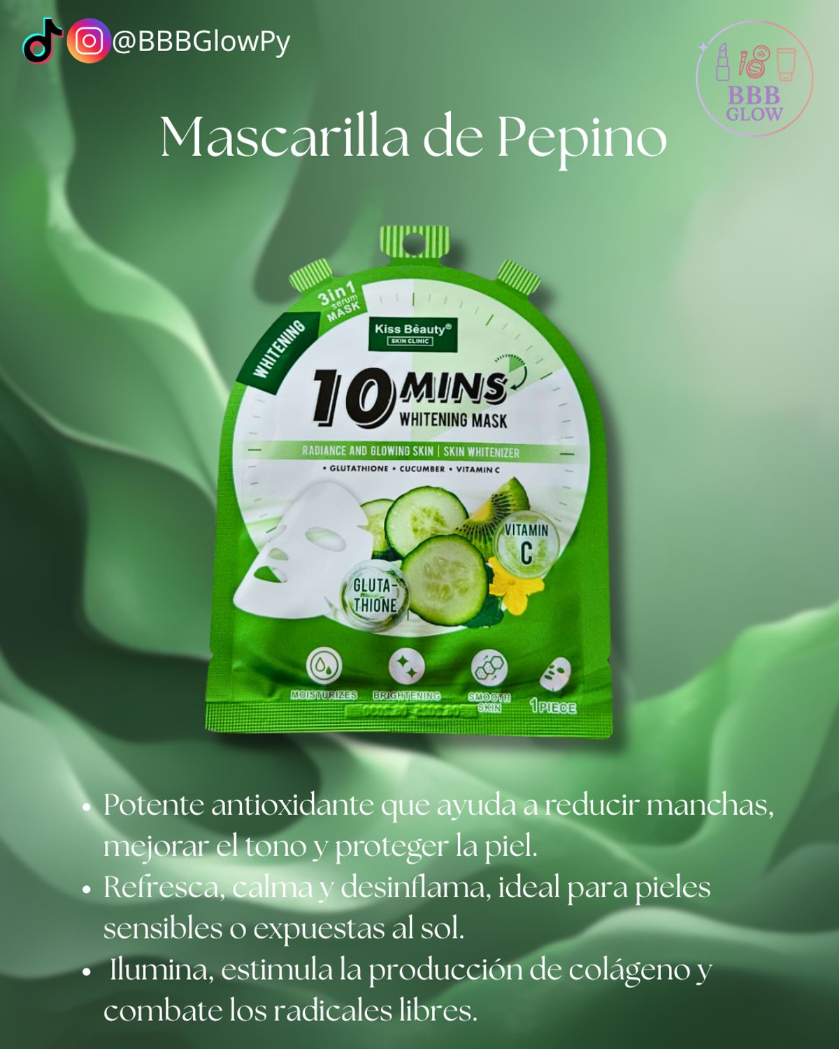 Mascarilla Facial De Pepino