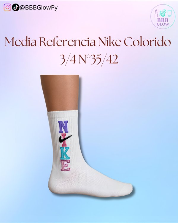 Media Nike Colorido 3/4 N°35/42