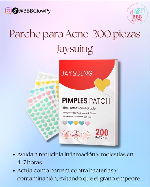 Parche Para Acne 200 Unidades Con 5 Tamaños