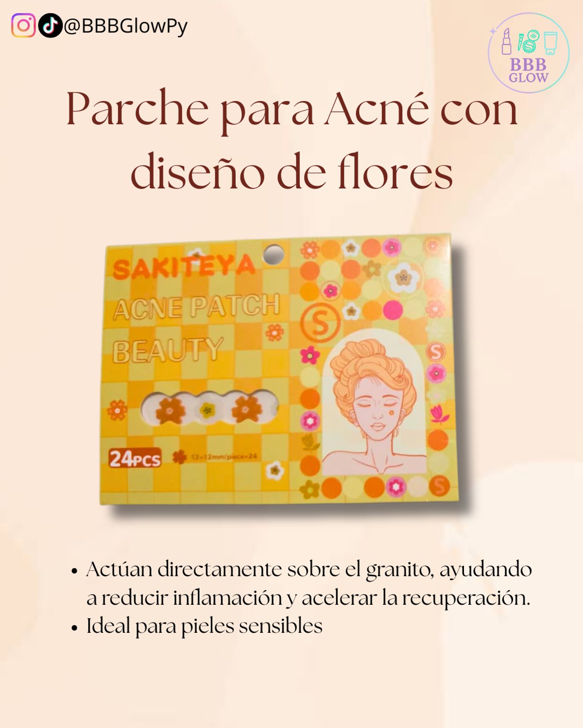 Parche Para Acne De 24 Pts