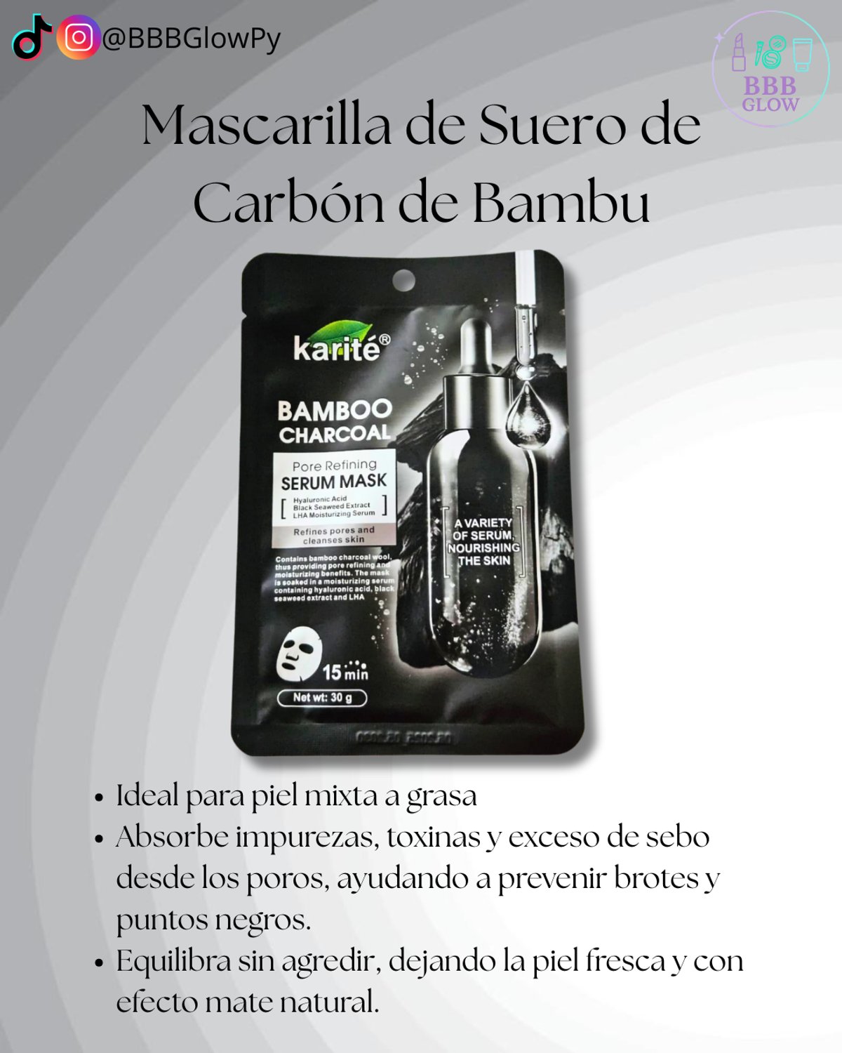 Mascarilla Facial De Carbon