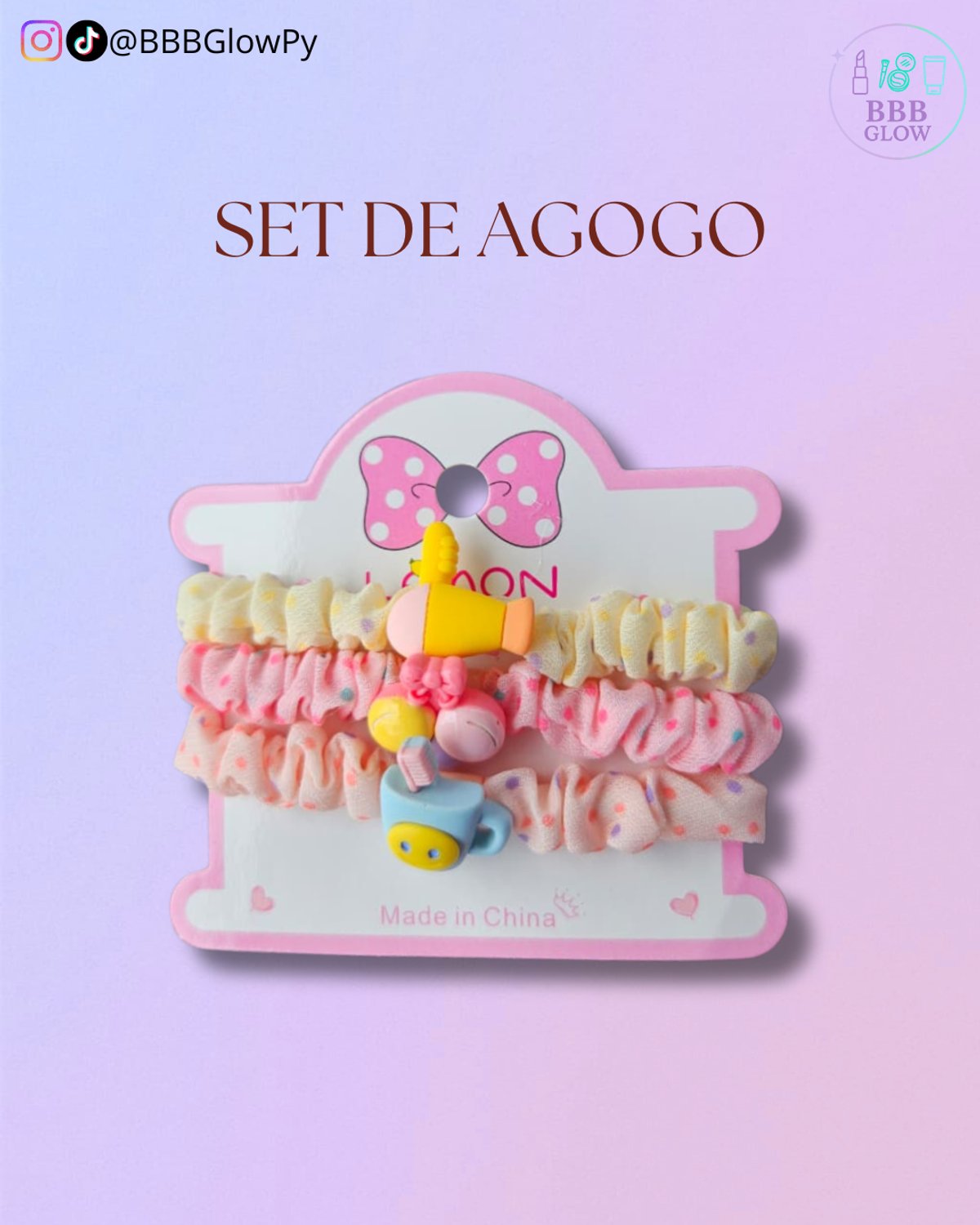 AGOGO DE 3 PIEZAS INFANTIL
