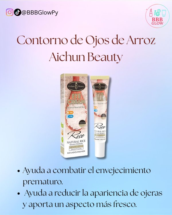 Crema Para Contorno De Ojo De Arroz