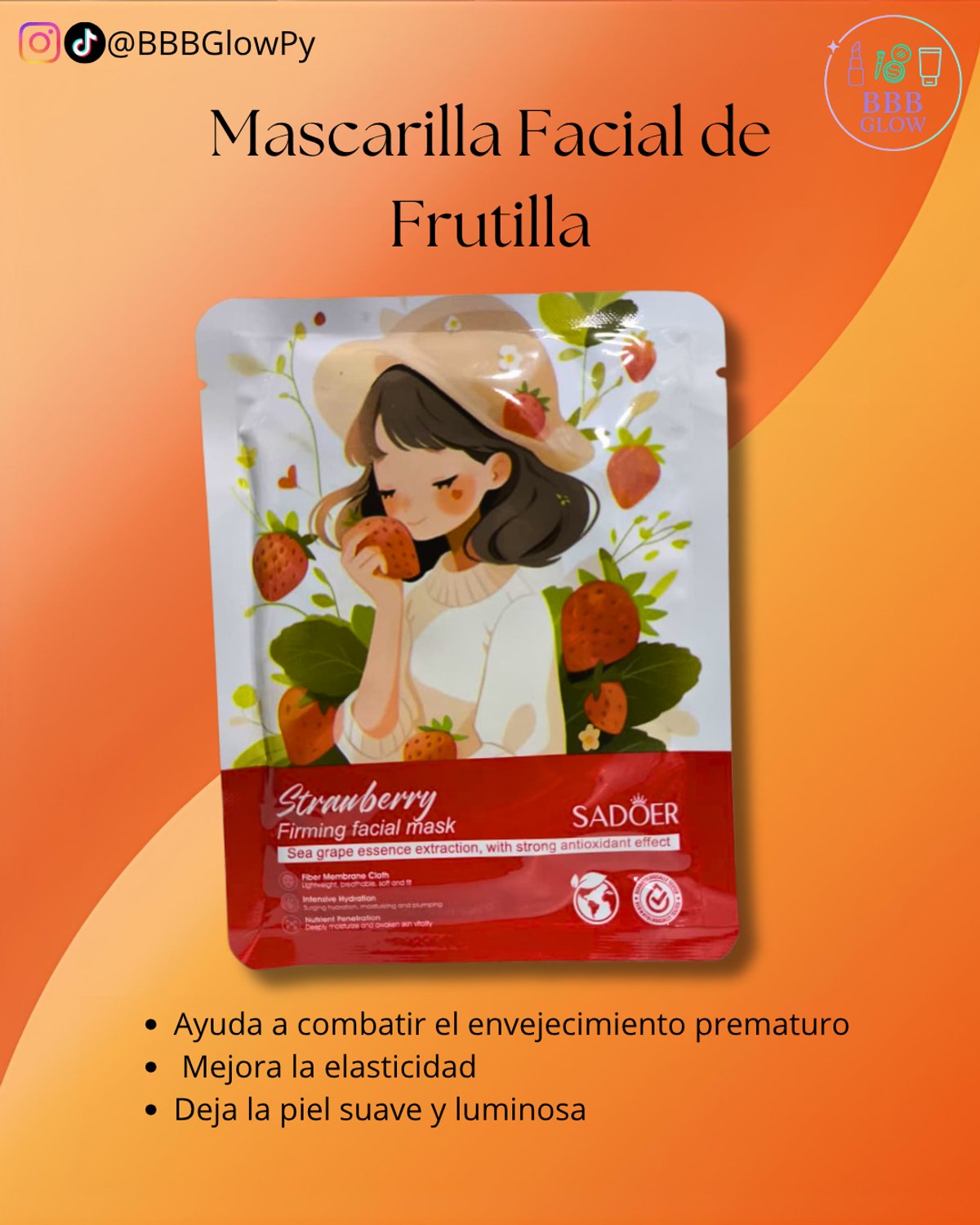 Mascarilla De Frutilla Anime