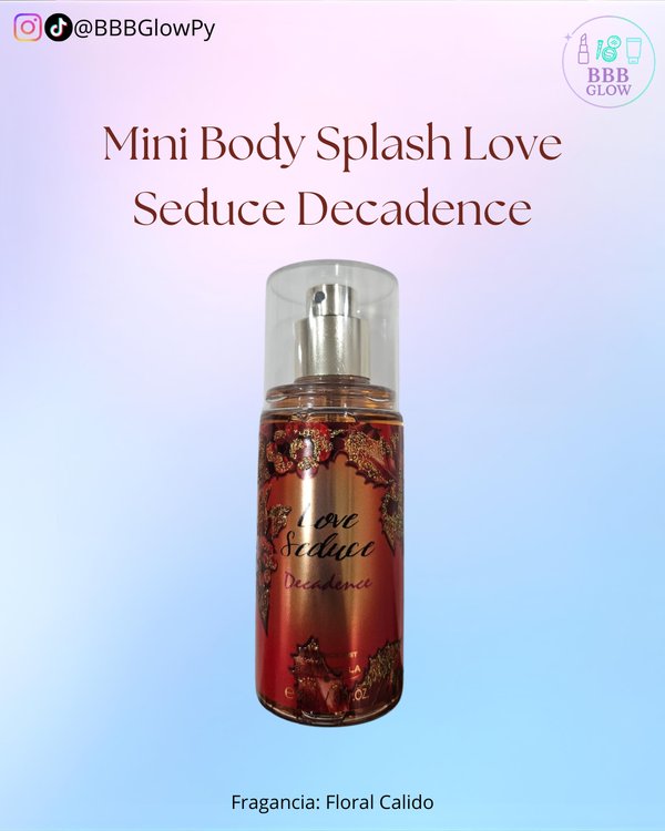 Mini Body Splash Love Seduce Decadence