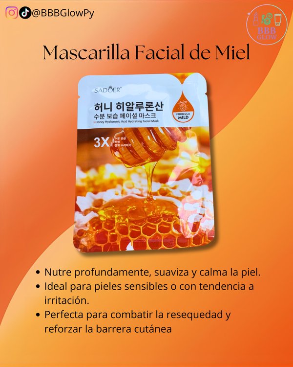 Mascarilla Facial De Miel