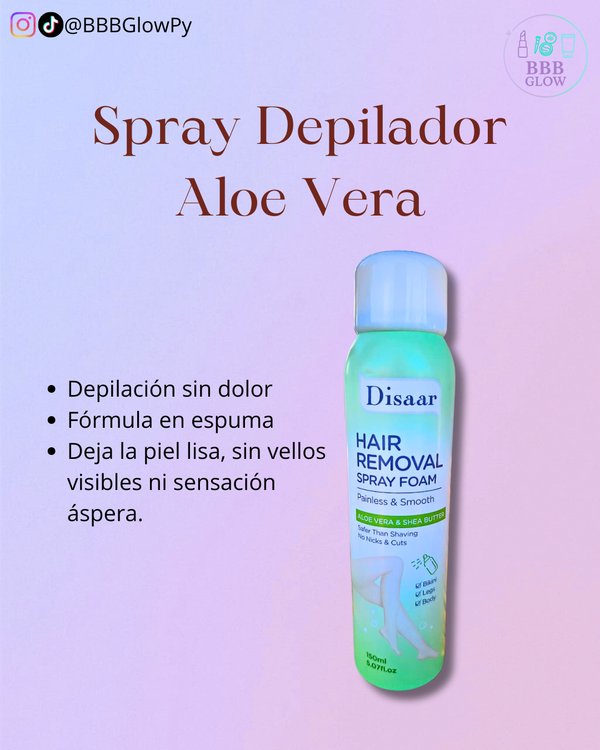 Spray Depilador Aloe Vera