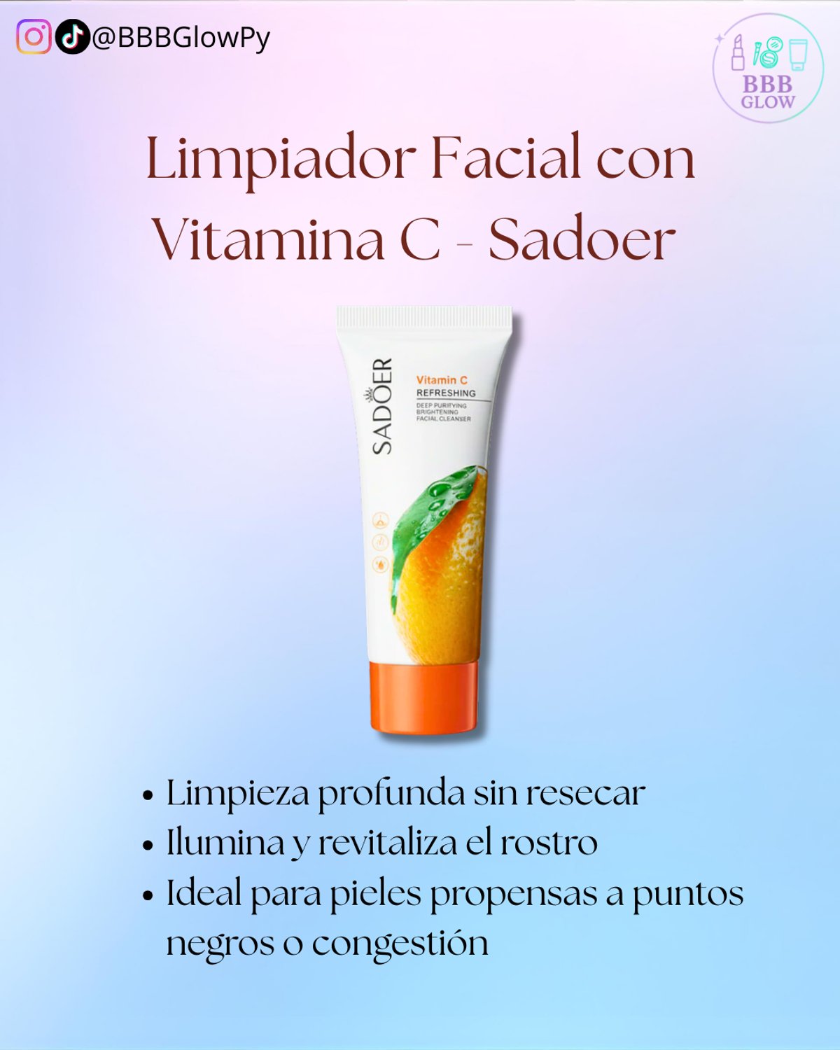 Limpiador Facial De Vitamina C