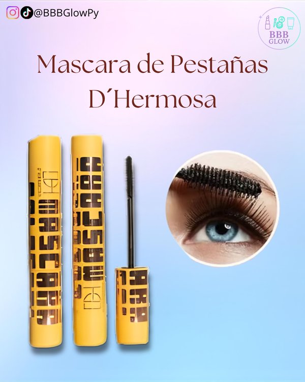 Mascara de pestaña Colosal Negro D'Hermosa