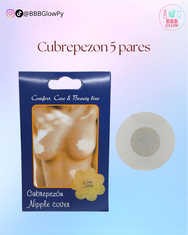 Cubre Pezon Invisible Paq 5 Unidades
