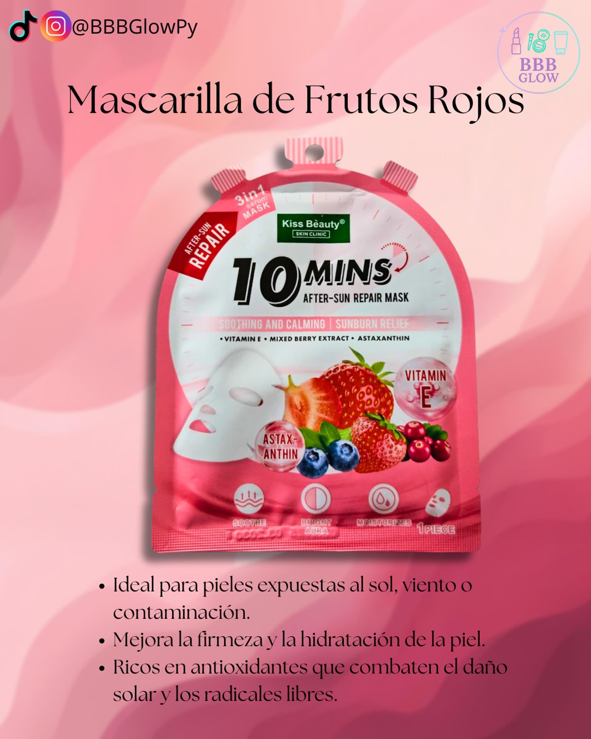 Mascarilla Facial De Frutilla - Berry