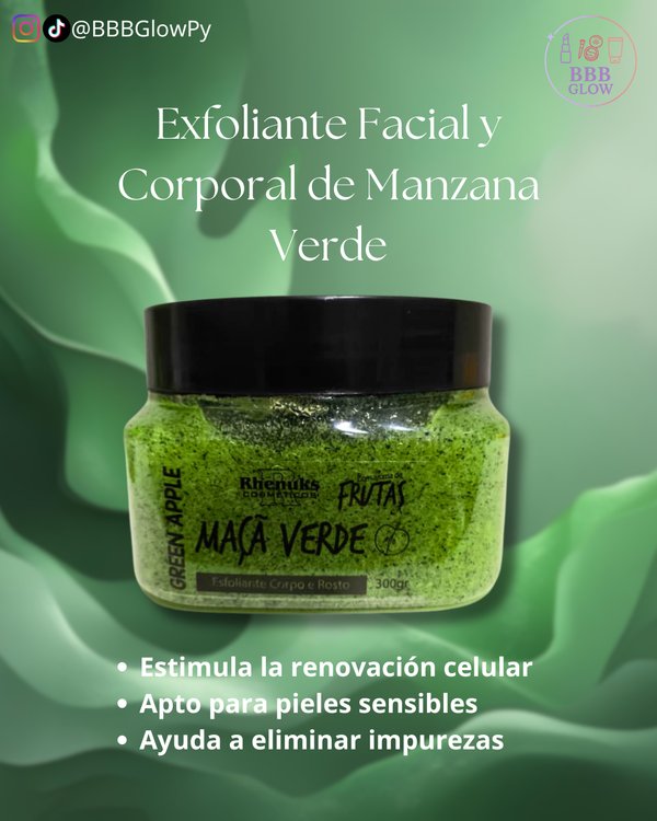Exfoliante De Manzana Verde