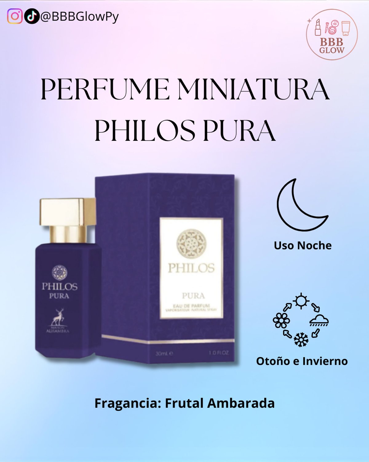 Perfume Miniatura Philos Pura