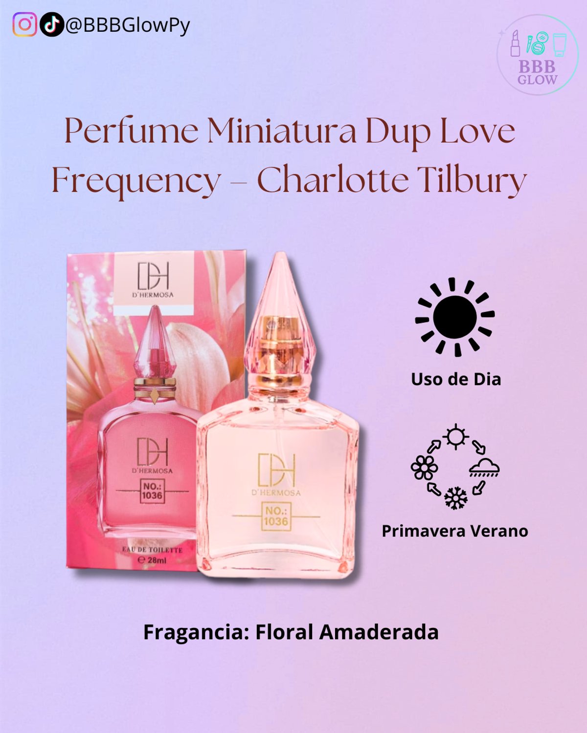 Perfume Miniatura D'Hermosa N°1036