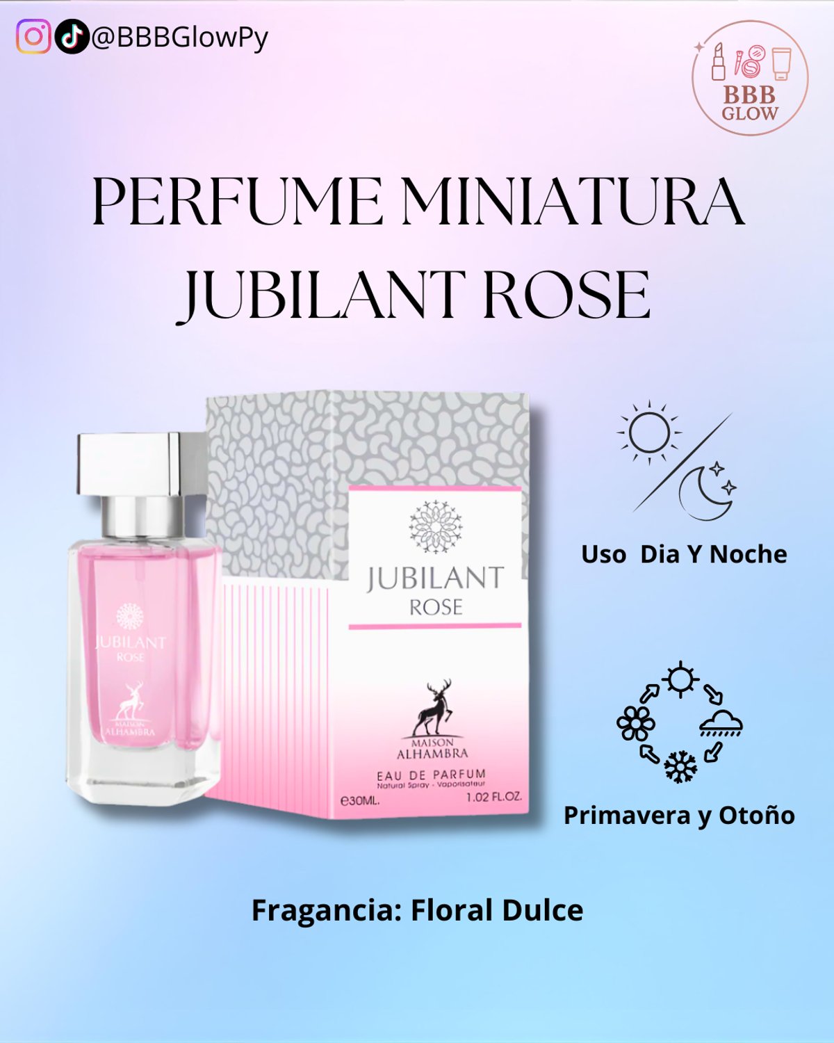 Perfume Miniatura Jubilant Rose
