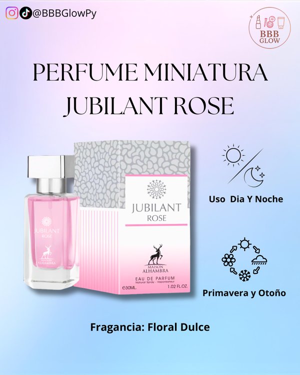 Perfume Miniatura Jubilant Rose