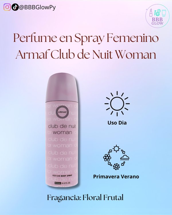 Perfume En Spray Armaf Club De Nuit Woman 