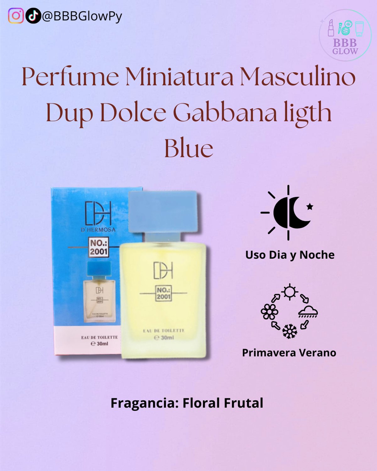 Perfume Miniatura D'Hermosa N°2001