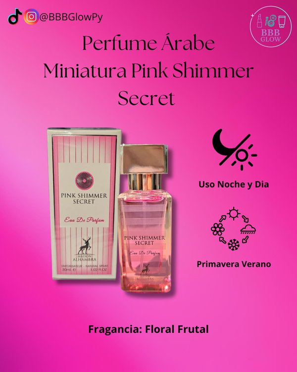 Perfume Miniatura Pink Shimmer Secret