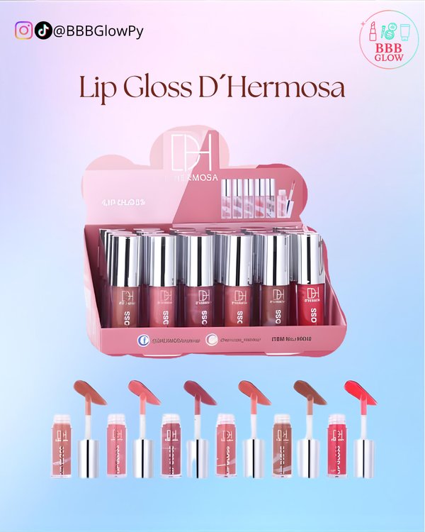 Lip Gloss Labial - D'Hermosa