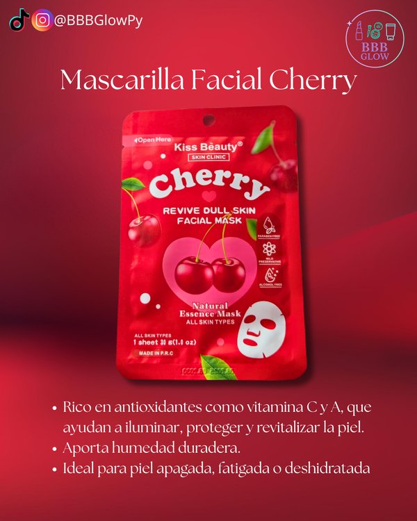Mascarilla Facial Cherry