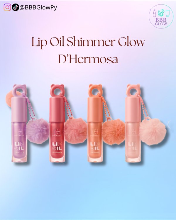 Lipoil Shimmer Con Llavero De Pompom
