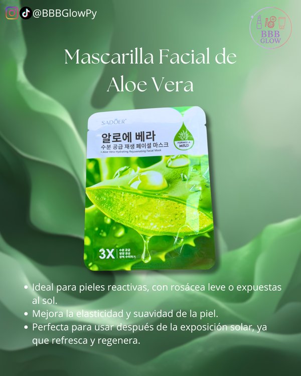 Mascarilla Facial Aloe Vera