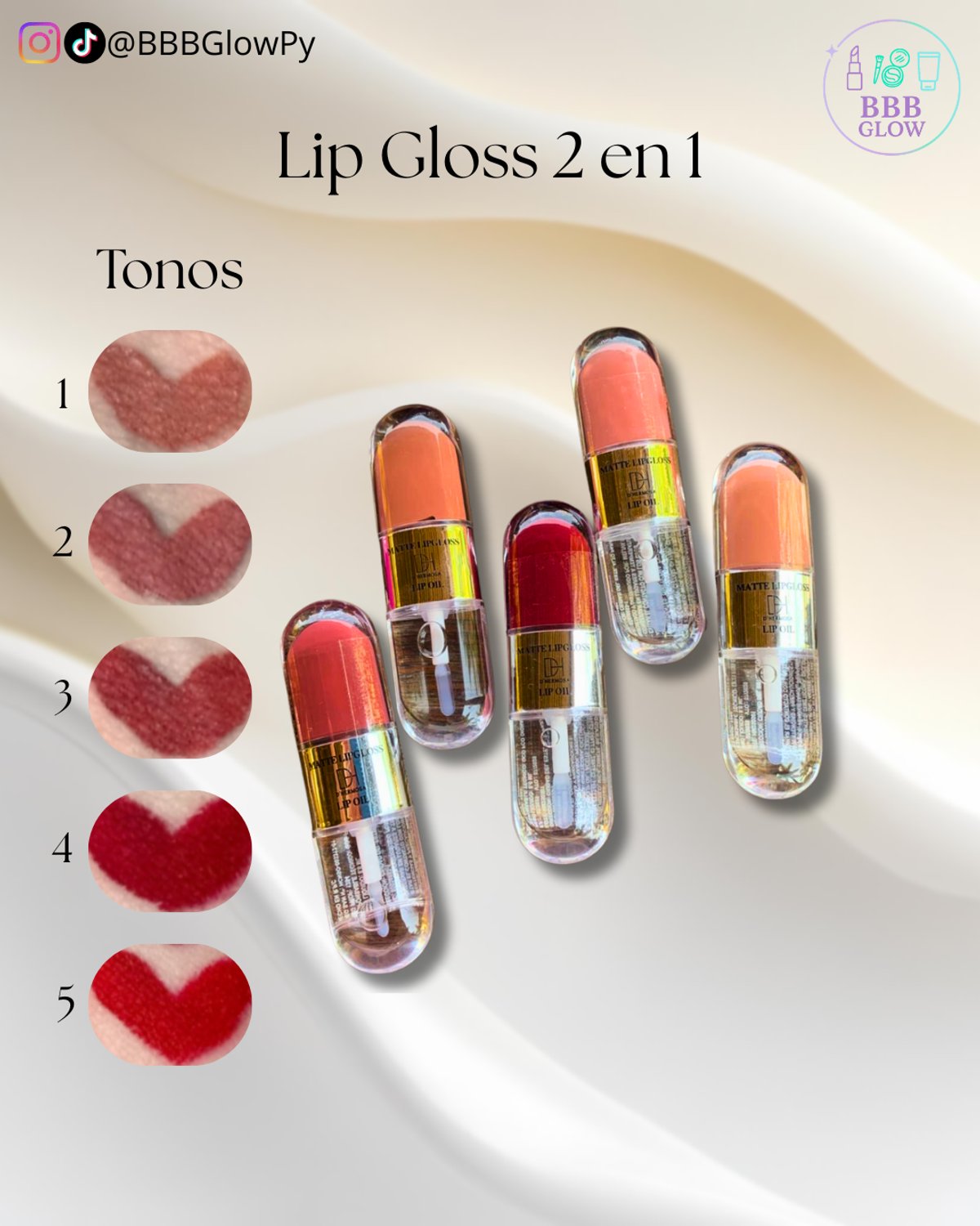 Gloss 2 En 1 D'Hermosa