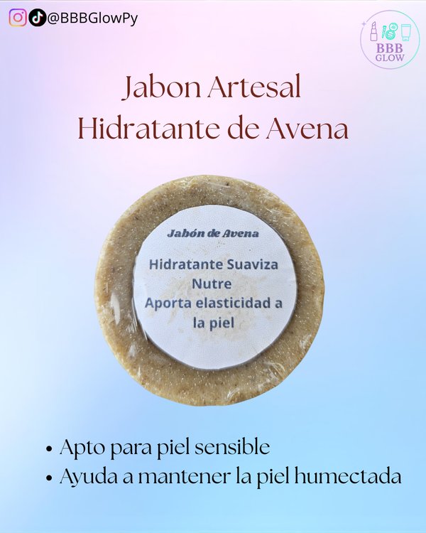 Jabon Natural De Hidrante De Avena