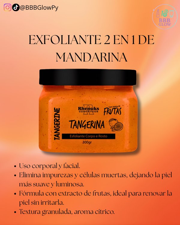Exfoliante 2 En 1 De Mandarina