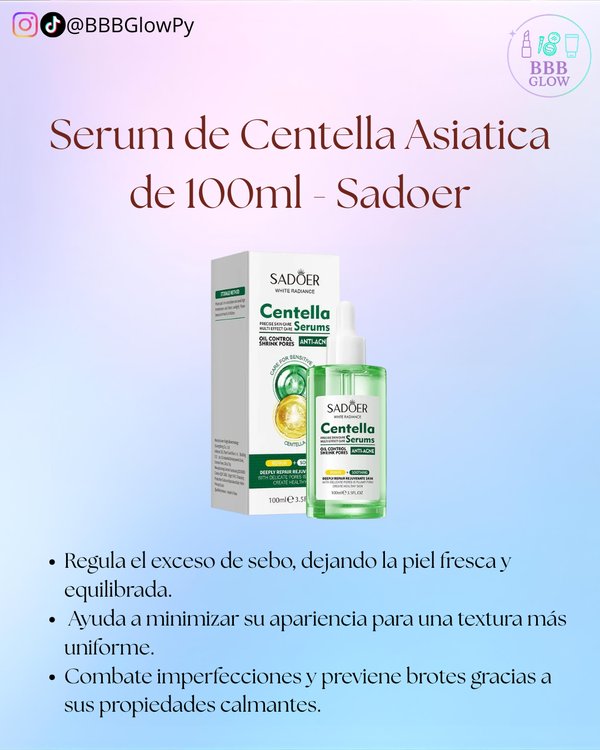 Serum De Centella Asiatica De 100 Ml