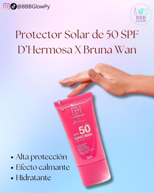Protector Solar Facial Bruna Wan X D'Hermosa