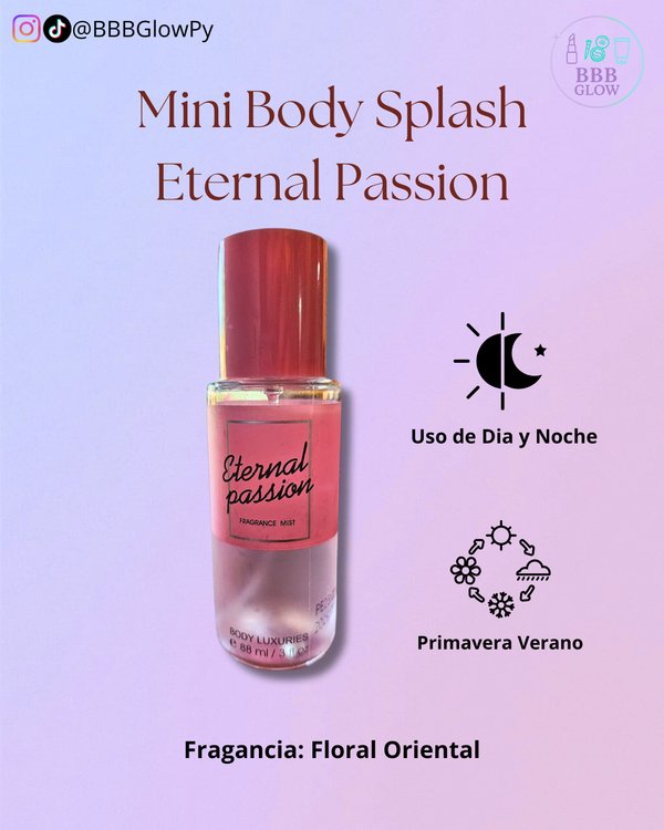 Body Splash Mini 88Ml Eternal Fashion