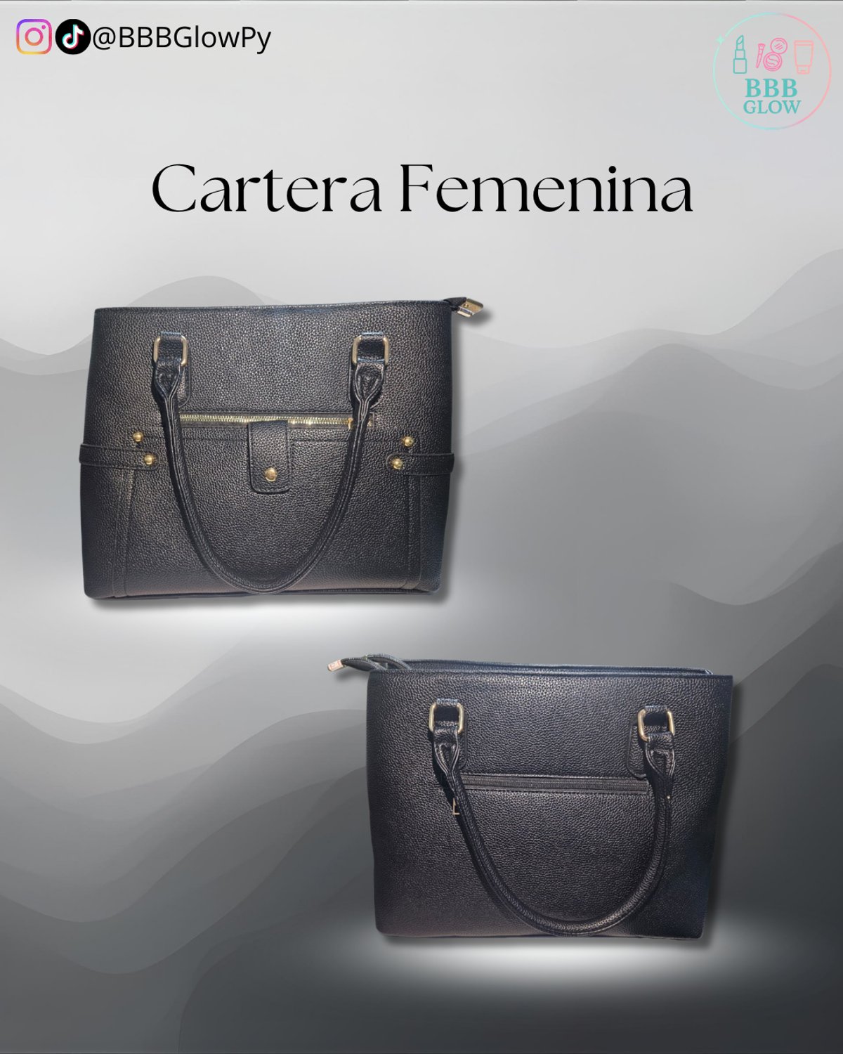 Cartera Para Dama Negra
