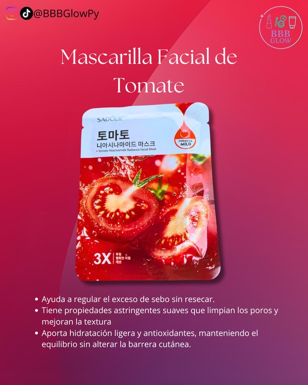 Mascarilla Facial De Tomate