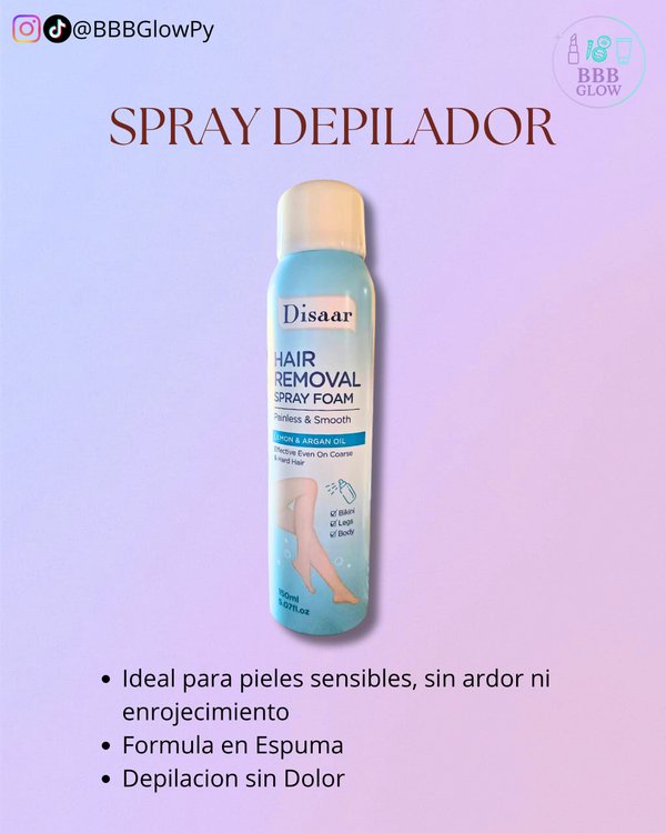 Spray Depilatorio Limon Con Argan