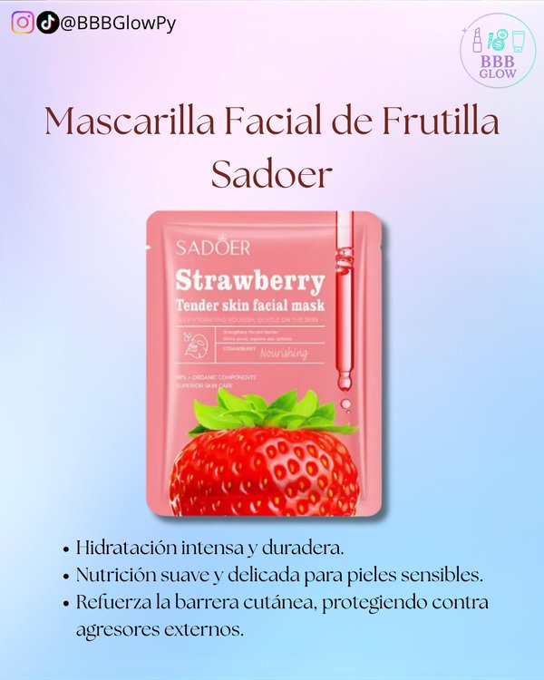 Mascarilla Facial De Frutilla