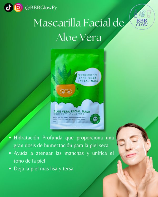 Mascarilla Facial de Aloe Vera