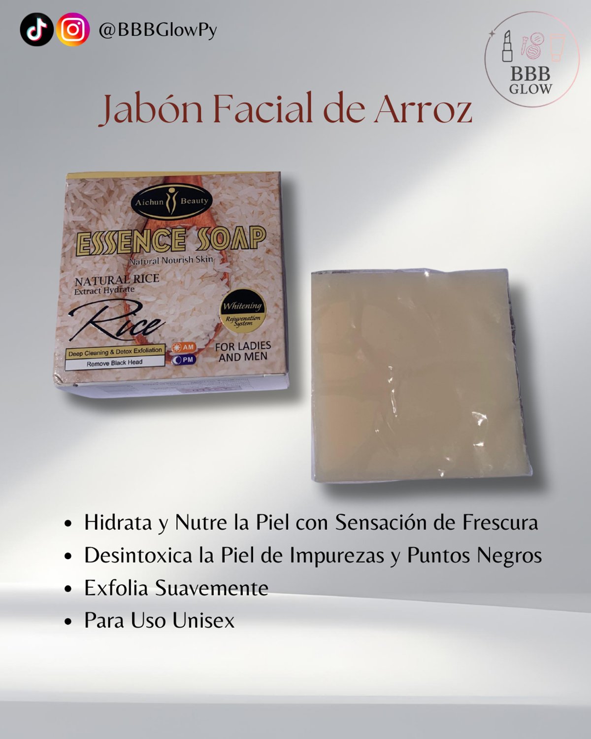 Jabon Facial de Arroz