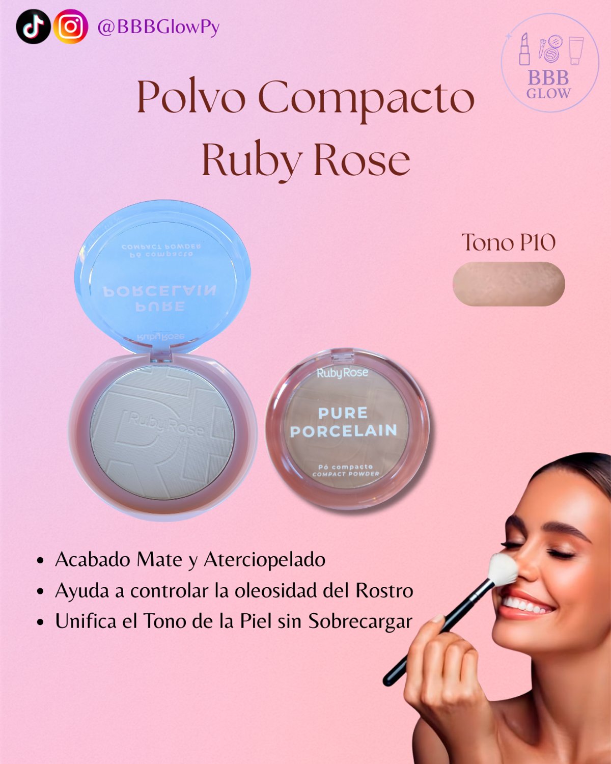 Polvo Compacto Ruby Rose